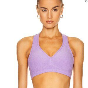 NWT Beyond Yoga Spacedye Lift Your Spirits Bra Crisp Lavender Heather Medium